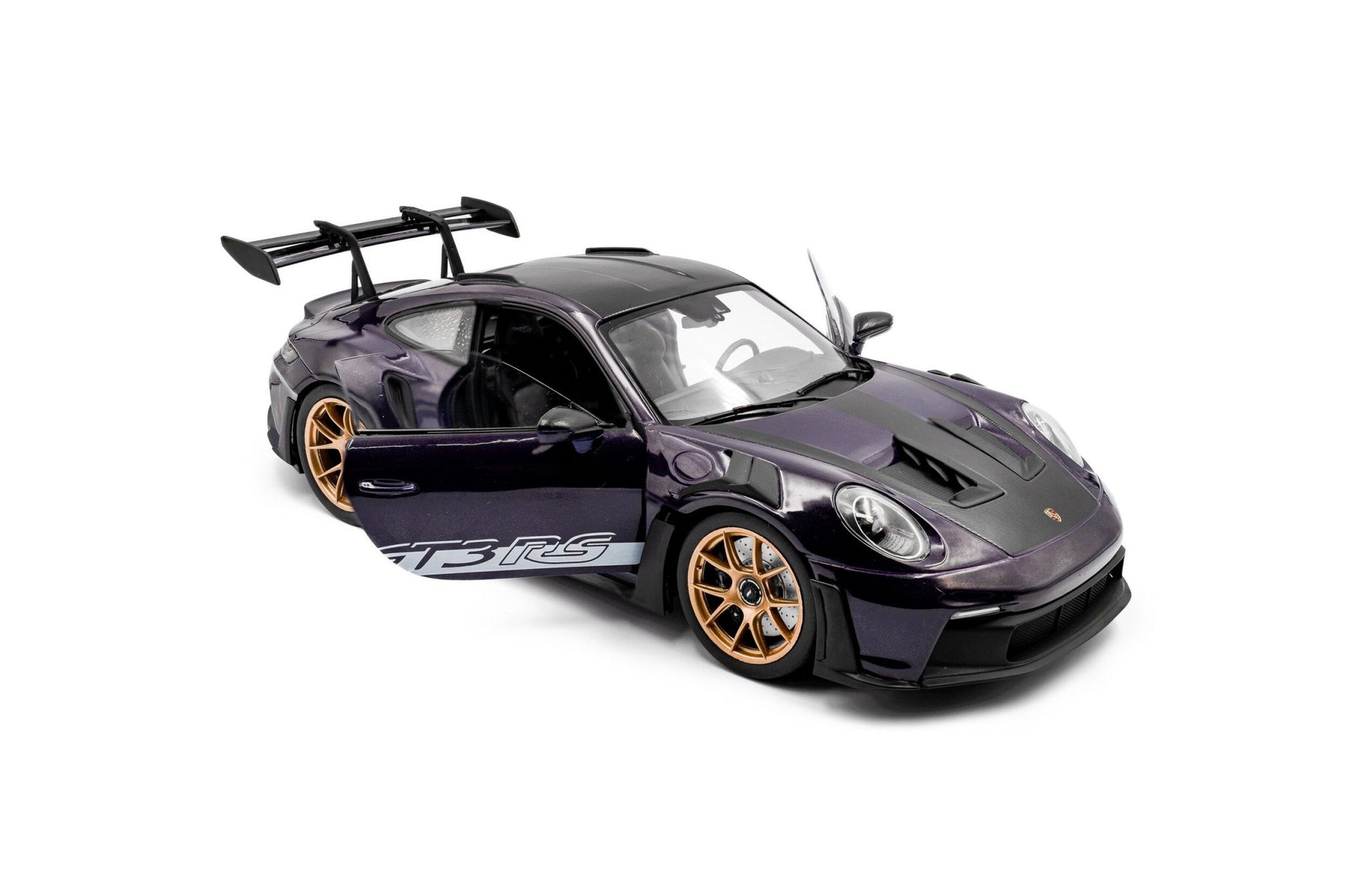 Solido Porsche 911 (992) GT3 RS Weissach - Package 2024 viola metallic 1:18 model