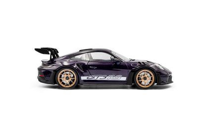 Solido Porsche 911 (992) GT3 RS Weissach - Package 2024 viola metallic 1:18 model