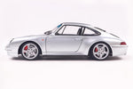 Solido Porsche 911 (993) 4S 1996 polar silver 1:18 model