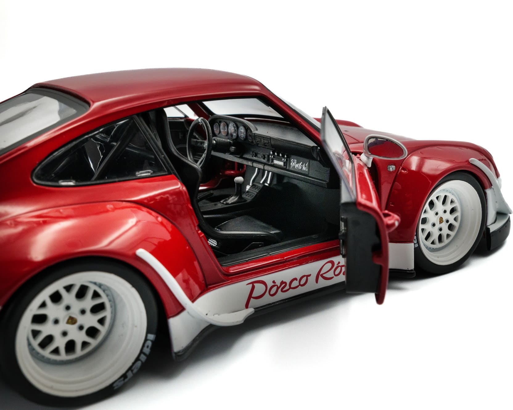 Solido Porsche 911 (993) RWB Body Kit Porco Rosso 2020 red 1:18 Modell