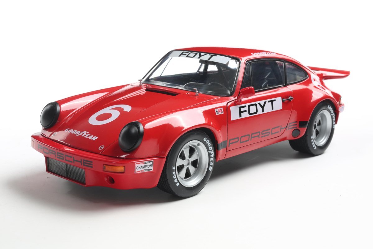 Solido Porsche 911 Carrera RS 3.0 6 IROC Daytona 1974 Red 1:18 Modell