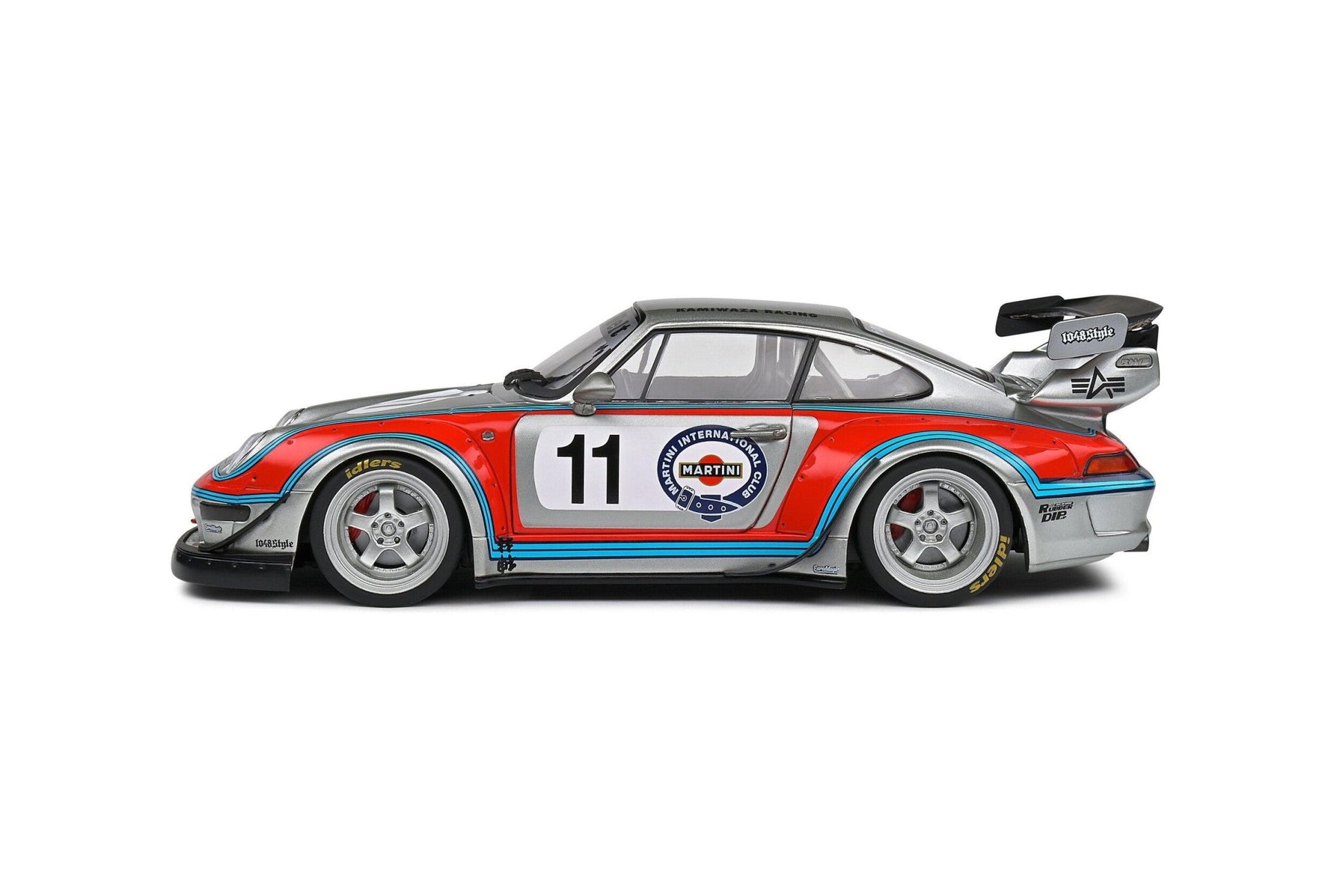 Solido Porsche RWB Bodykit Martini Grey 2020 1:18 Modell - Artexio