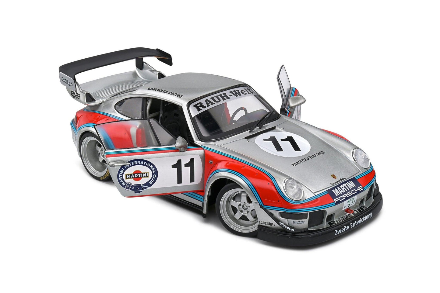 Solido Porsche RWB Bodykit Martini Grey 2020 1:18 Modell - Artexio