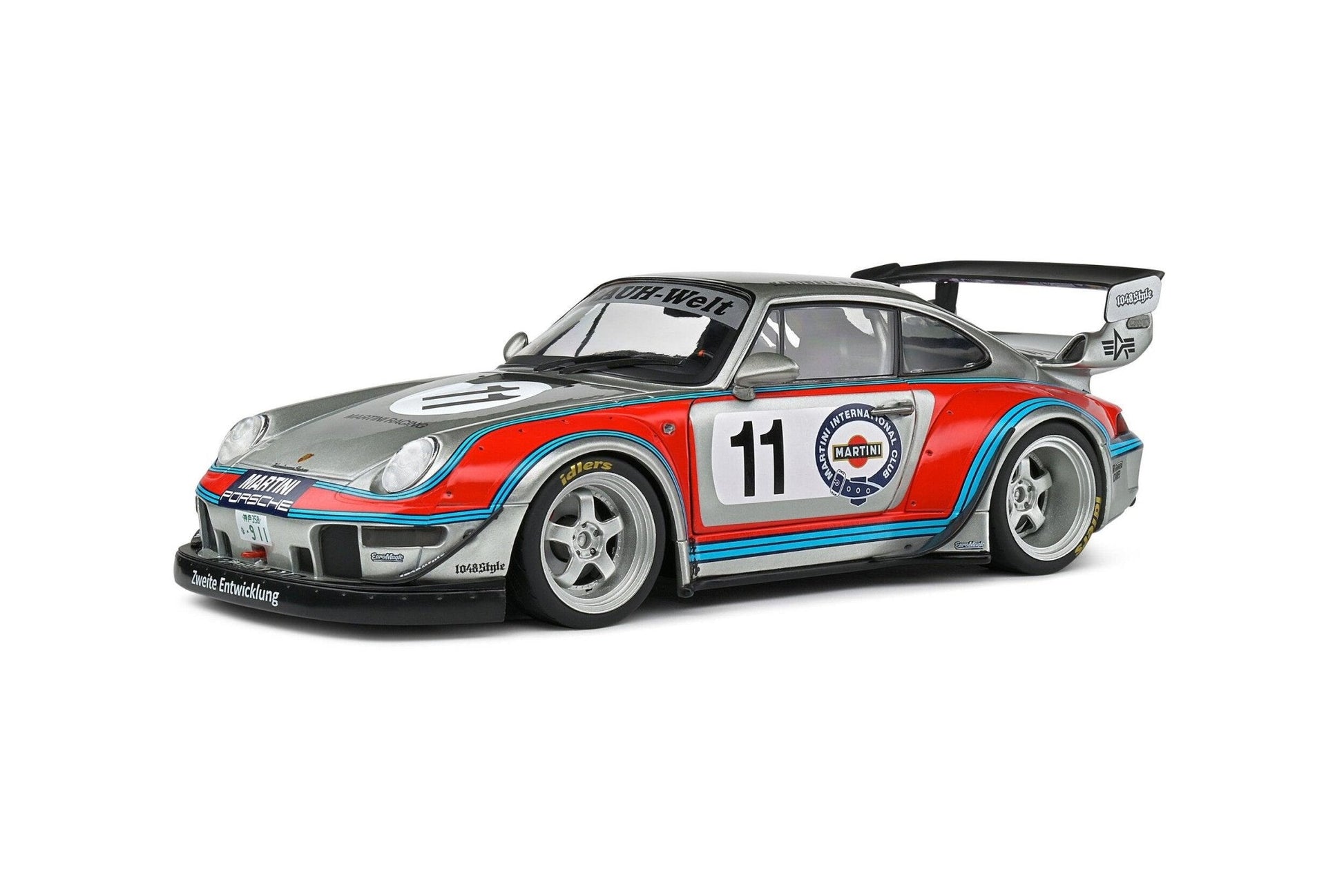 Solido Porsche RWB Bodykit Martini Grey 2020 1:18 Modell