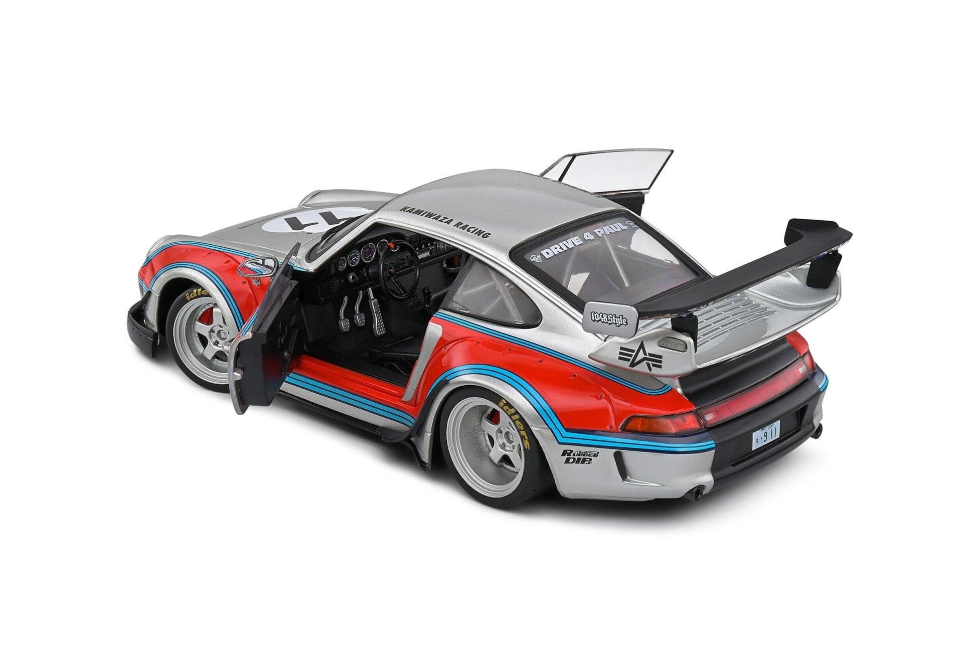 Solido Porsche RWB Bodykit Martini Grey 2020 1:18 Modell