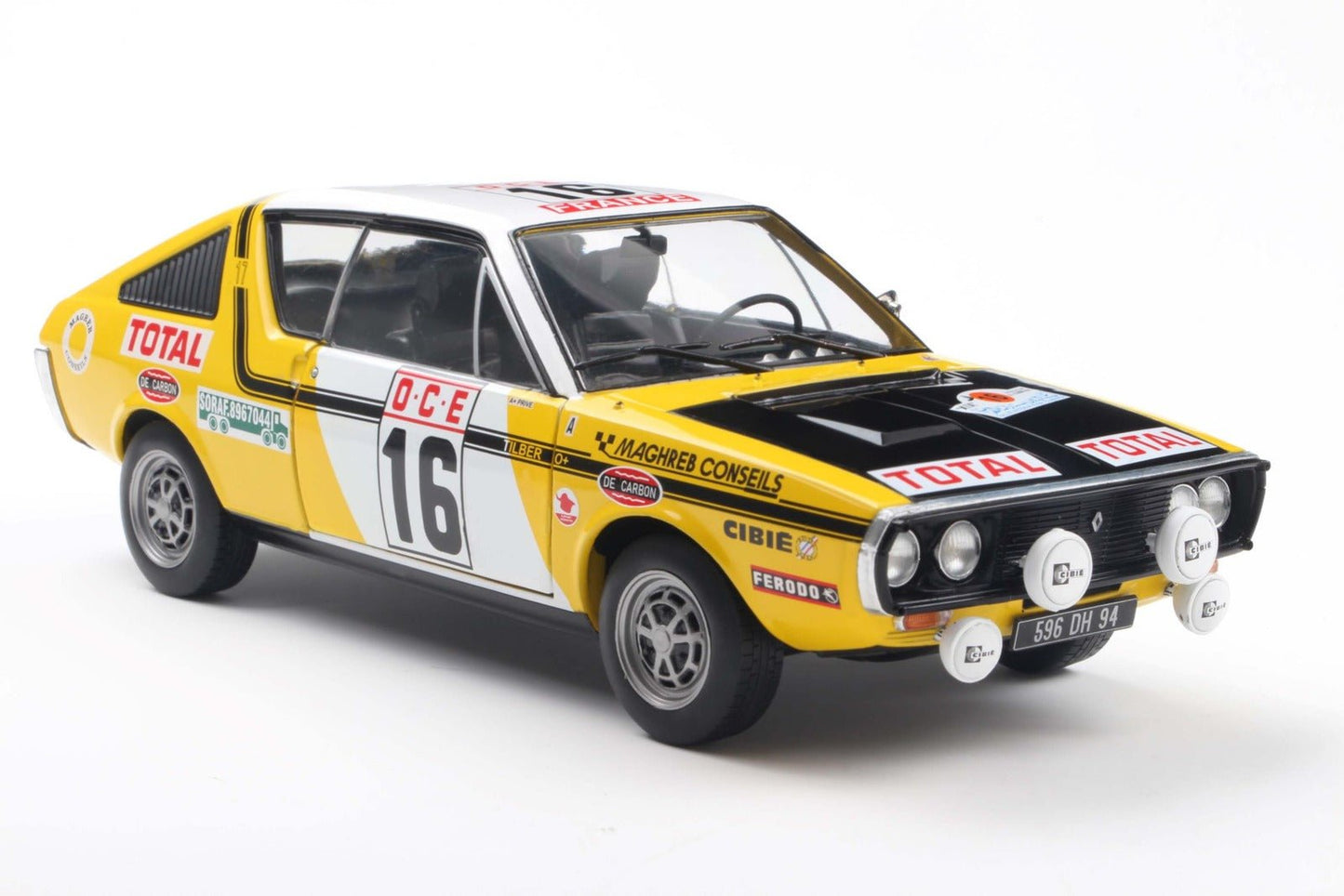 Solido Renault 17 Gordini 16 6th Rally Marokko 1976 1:18 Modell