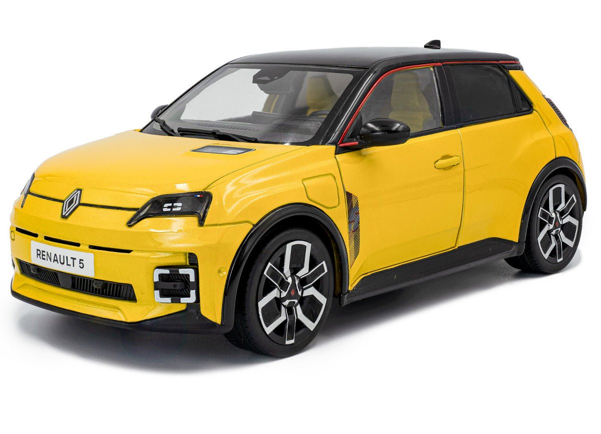 Solido Renault 5 E-TECH JAUNE POP 2024 Yellow 1:18 Modell