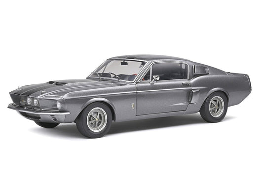 Solido Shelby Mustang GT500 1967 - Grey with Black Stripes 1:18 Modell