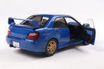 Solido Subaru Impreza WRX STI 2003 sonic blue 1:18 model