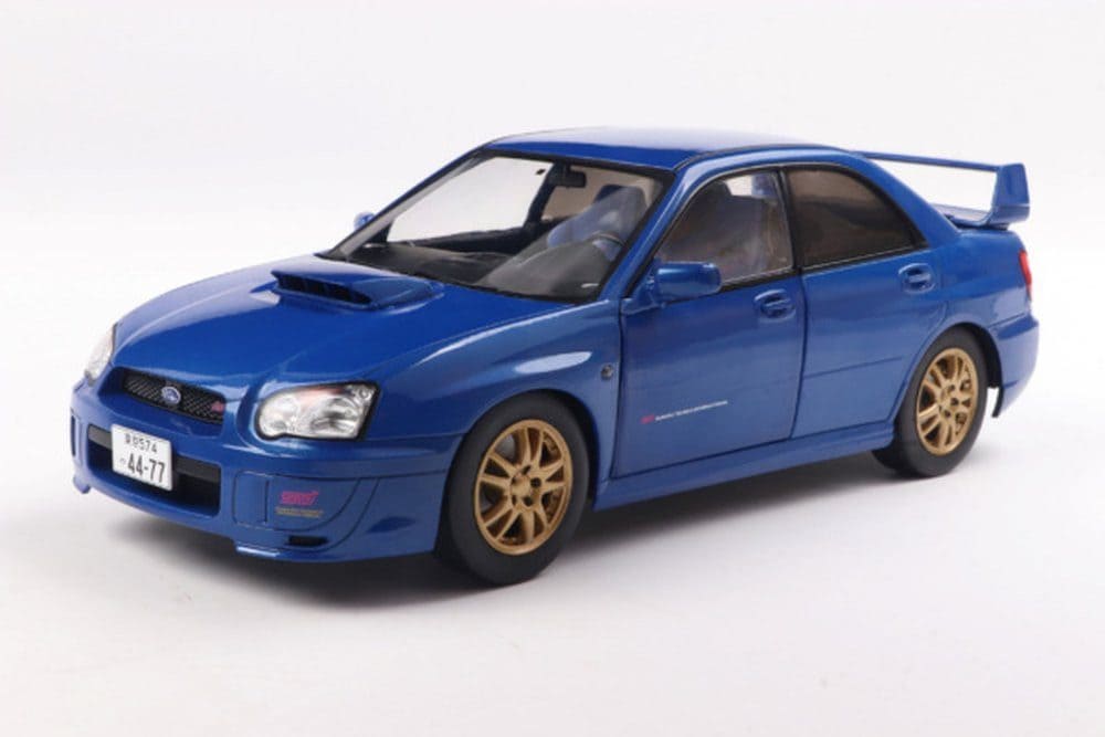 Solido Subaru Impreza WRX STI 2003 Sonic Blue 1:18 Model