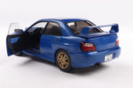 Solido Subaru Impreza WRX STI 2003 sonic blue 1:18 model
