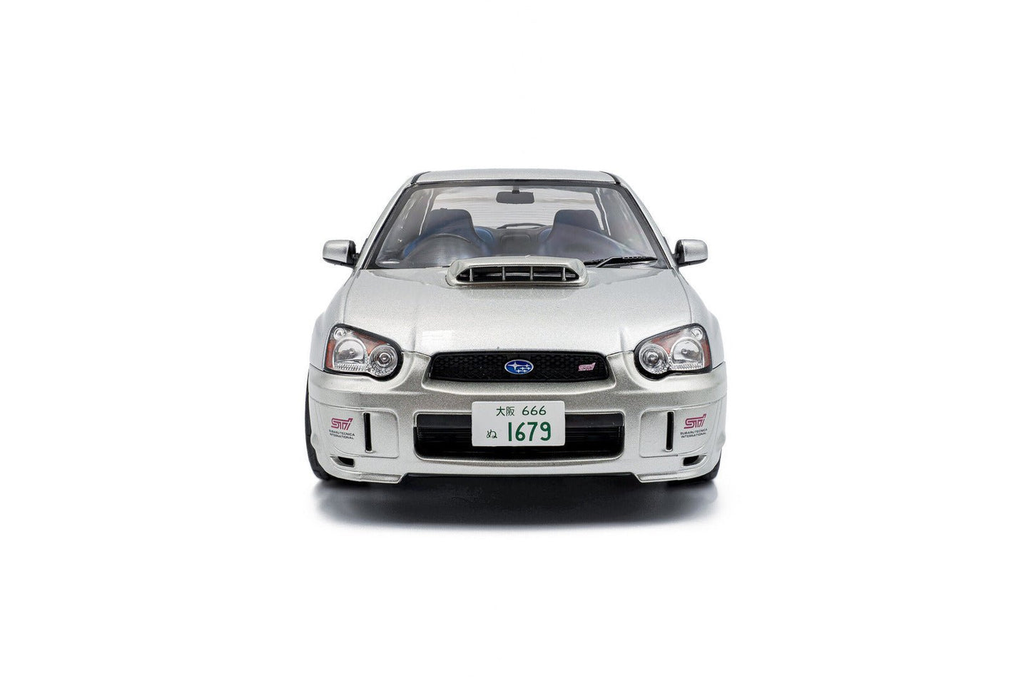 Solido Subaru Impreza WRX STI 2004 silver metallic 1:18 Modell