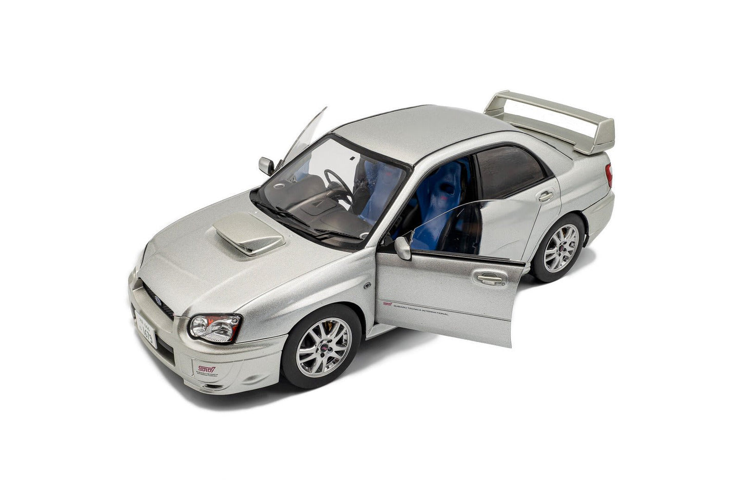 Solido Subaru Impreza WRX STI 2004 silver metallic 1:18 Modell