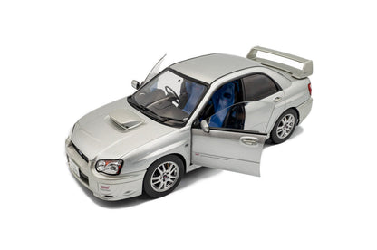 Solido Subaru Impreza WRX STI 2004 silver metallic 1:18 Modell
