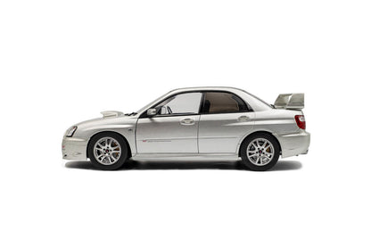 Solido Subaru Impreza WRX STI 2004 silver metallic 1:18 Modell