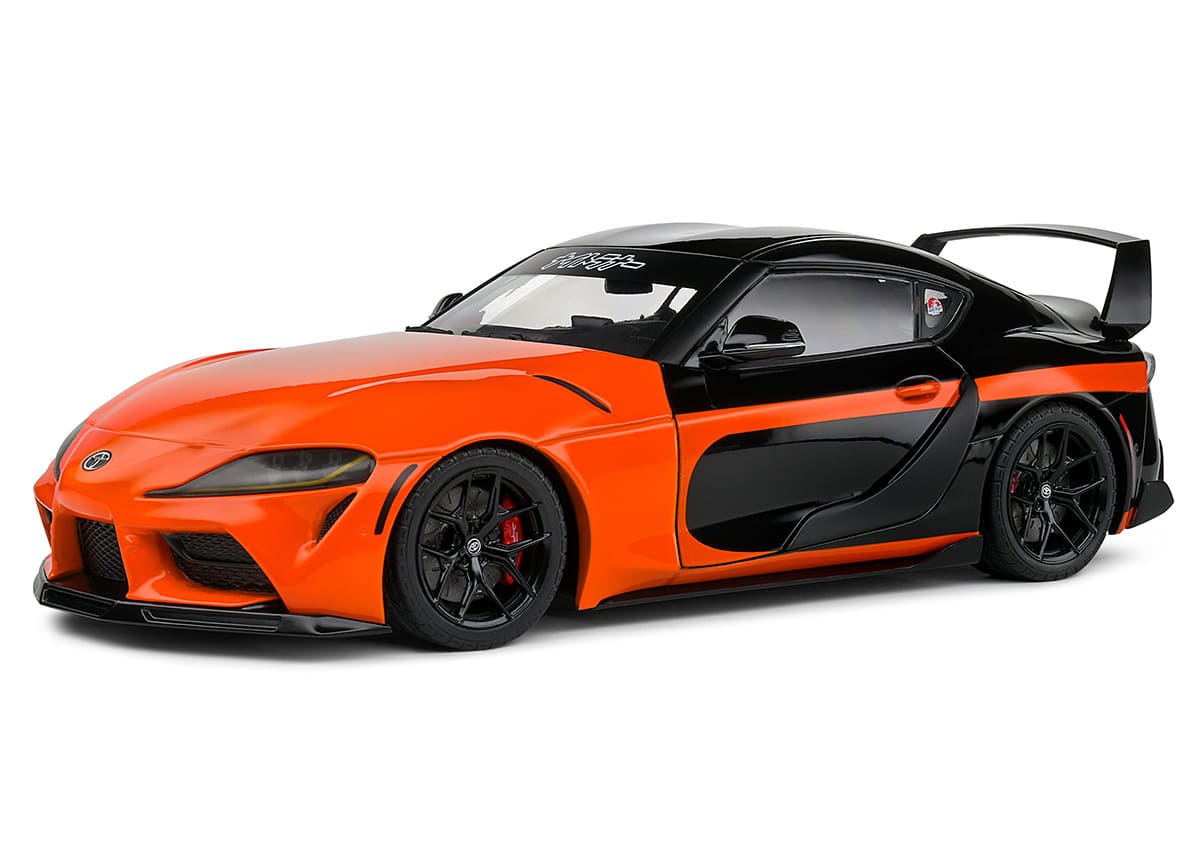 Solido Toyota GR Supra Streetfighter 2024 - Orange/Black 1:18 Model