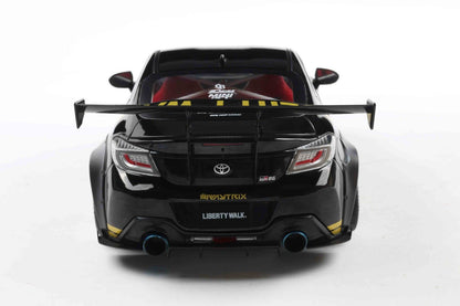 Solido Toyota GR86 LBWK Body Kit 2024 Black / Gold 1:18 Modell