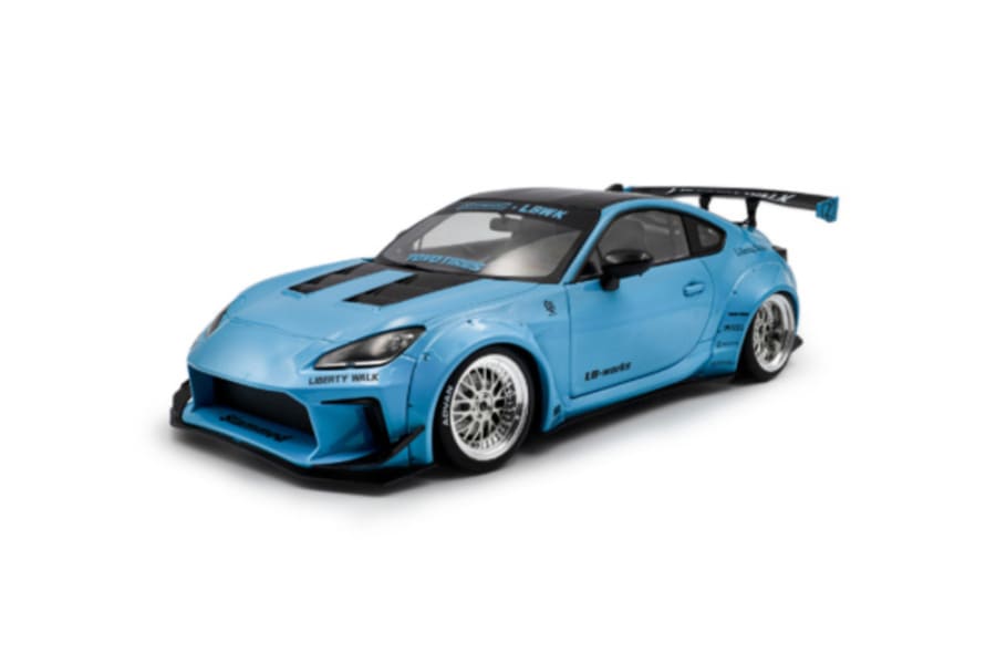 Solido Toyota GR86 LBWK Body Kit 2024 blue 1:18 Modell