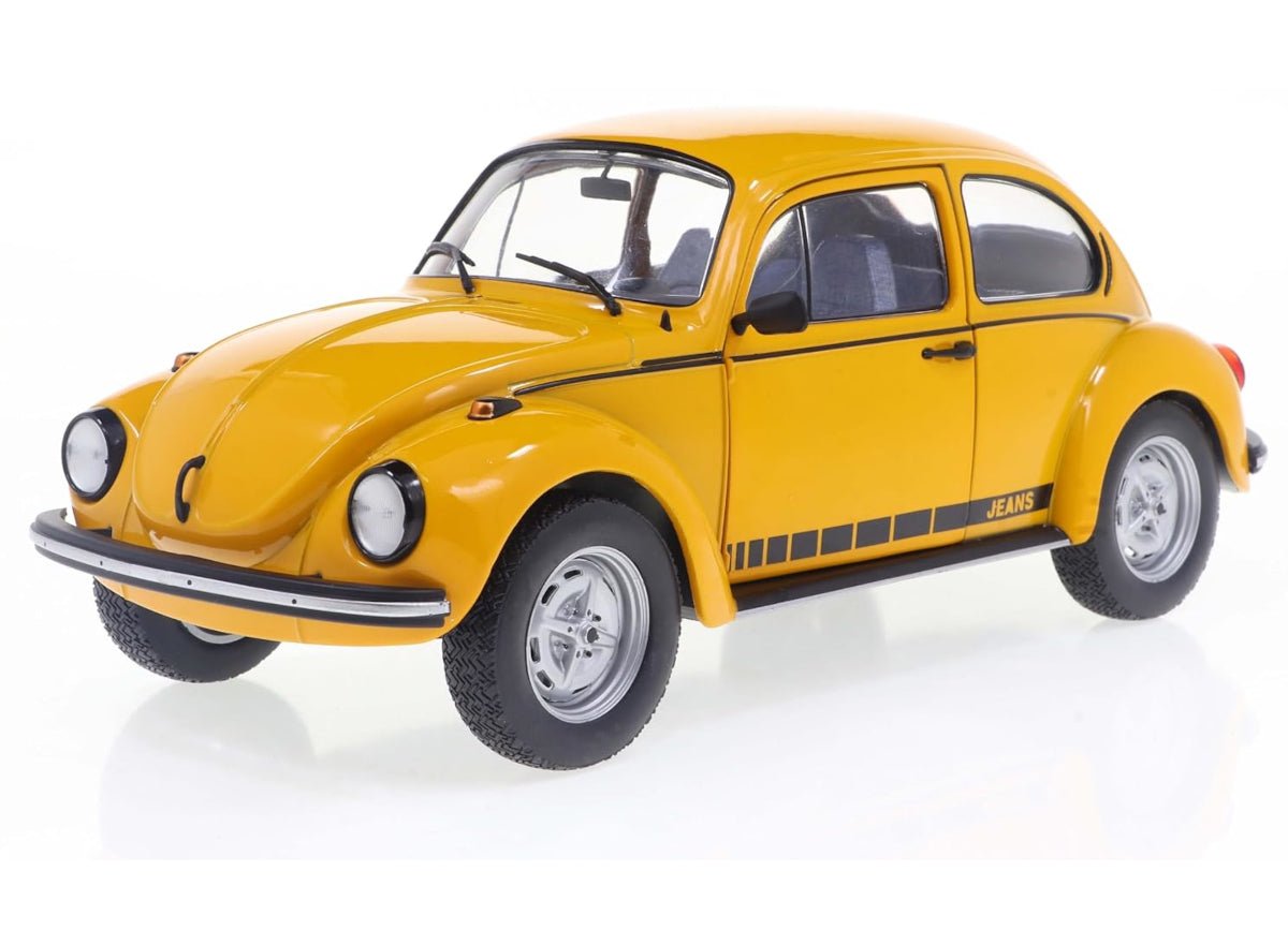 Solido VW Beetle 1303 "Jeans" 1974 - Yellow 1:18 Model
