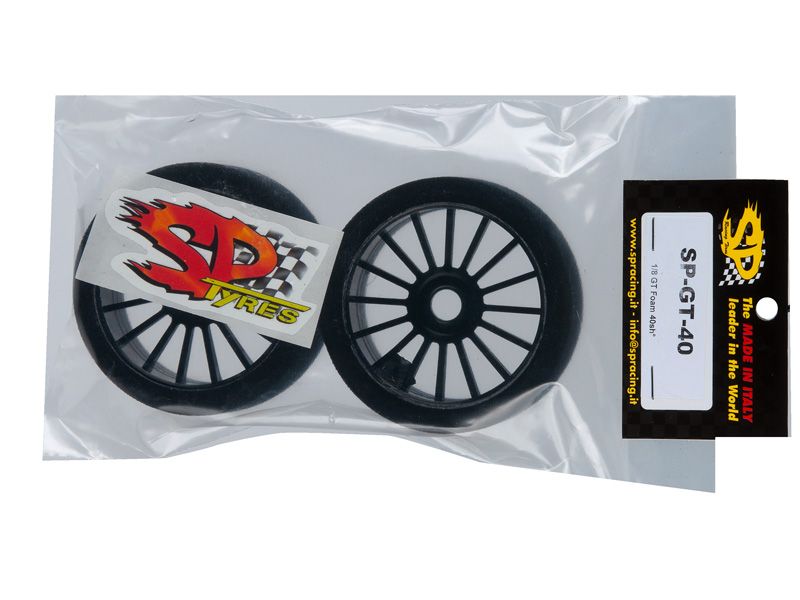 SP 1:8 Komplettrad GT Moosgummi  40 Shore Rally Game