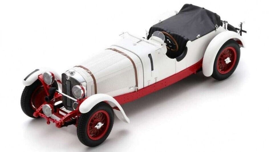 Spark Mercedes-Benz SS No.1 2nd Le Mans 24H 1931 B. Ivanowski - H. Stoffel 1:18 Modell