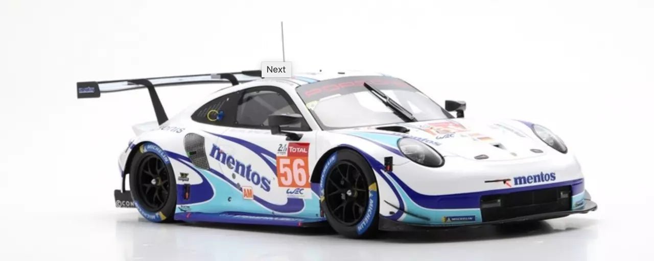 Spark Porsche 911 RSR #56 Team Project 1 24H Le Mans 2020 M. Cairoli - E. Perfetti - L. ten Voorde 1:18 Modell - Artexio