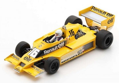 Spark Renault RS01 #16 Belgian GP 1979 Rene Arnoux 1:18 Modell - Artexio