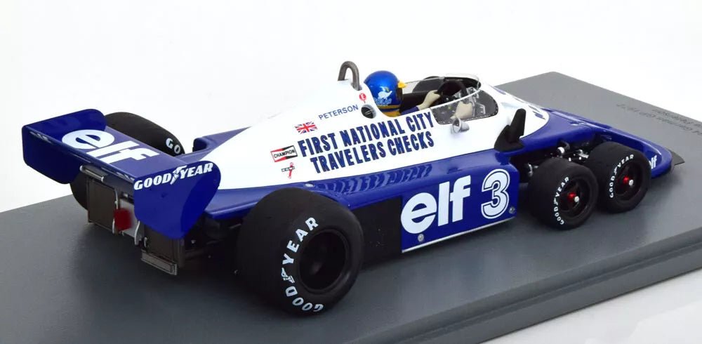 Spark Tyrrell P34 No.3 German GP 1977 Ronnie Peterson 1:18 Modell - Artexio