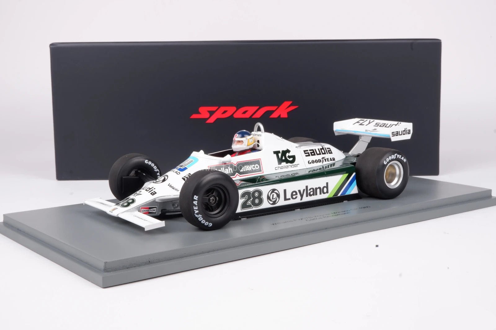 Spark Williams FW07B 28 Winner Monaco GP 1980 Carlos Reutemann 1:18 Modell