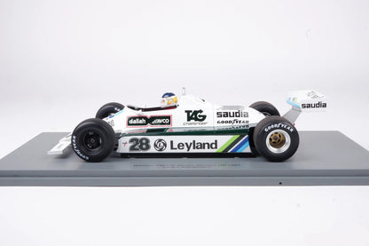 Spark Williams FW07B 28 Winner Monaco GP 1980 Carlos Reutemann 1:18 Modell
