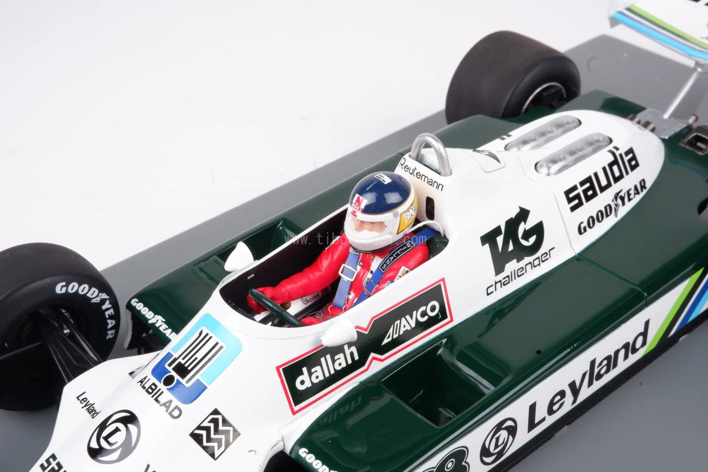 Spark Williams FW07B 28 Winner Monaco GP 1980 Carlos Reutemann 1:18 Modell