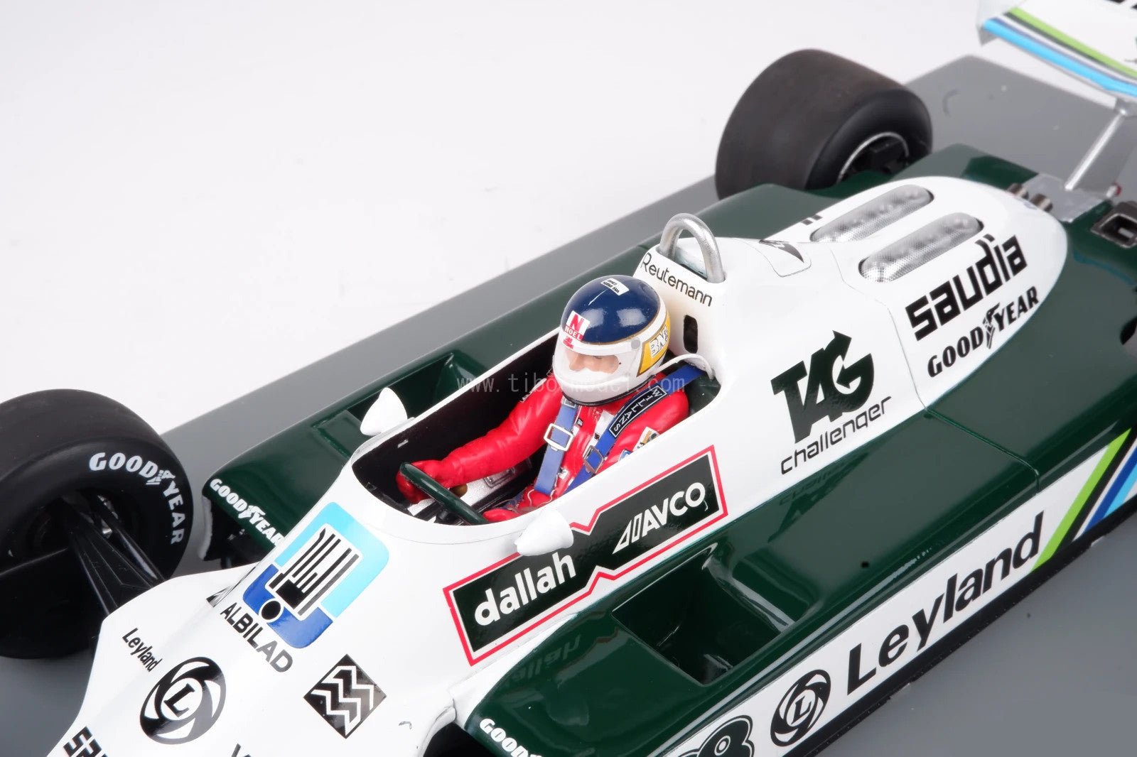 Spark Williams FW07B 28 Winner Monaco GP 1980 Carlos Reutemann 1:18 Modell