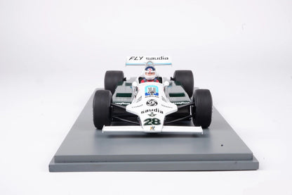 Spark Williams FW07B 28 Winner Monaco GP 1980 Carlos Reutemann 1:18 Modell