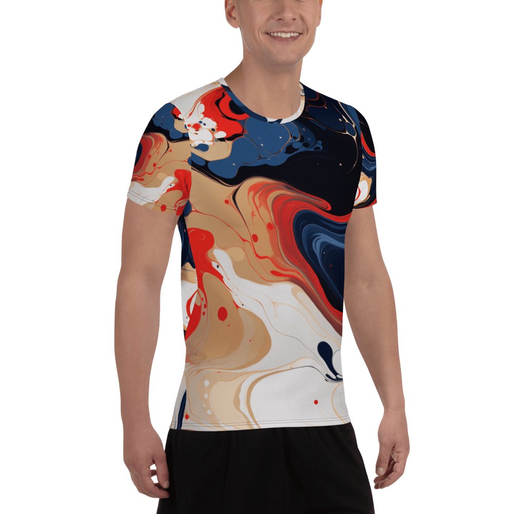 Sport T Shirt für Herren "Color Swirl" - Artexio