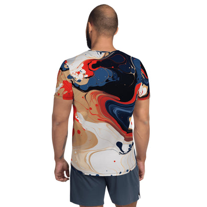 Sport T Shirt für Herren "Color Swirl" - Artexio