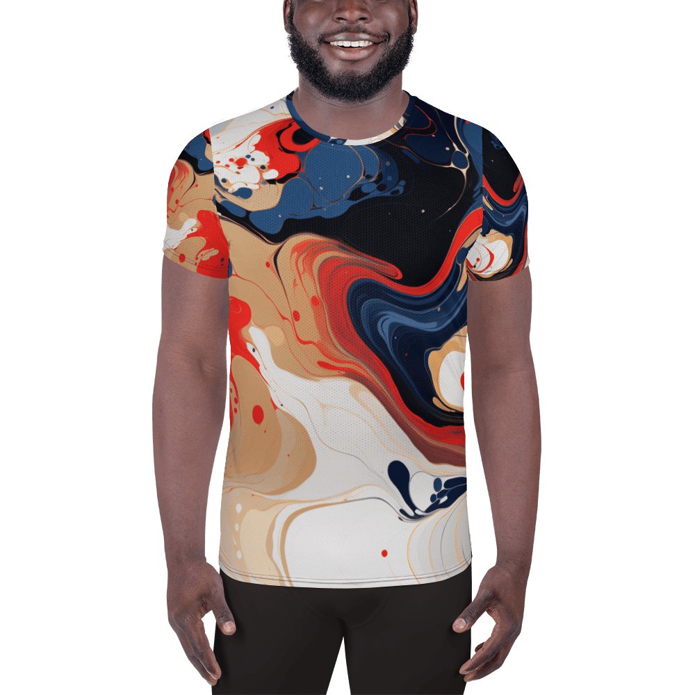 Sport T Shirt für Herren "Color Swirl" - Artexio