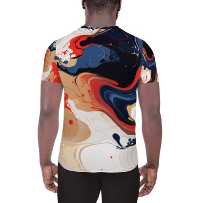 Sport T Shirt für Herren "Color Swirl" - Artexio