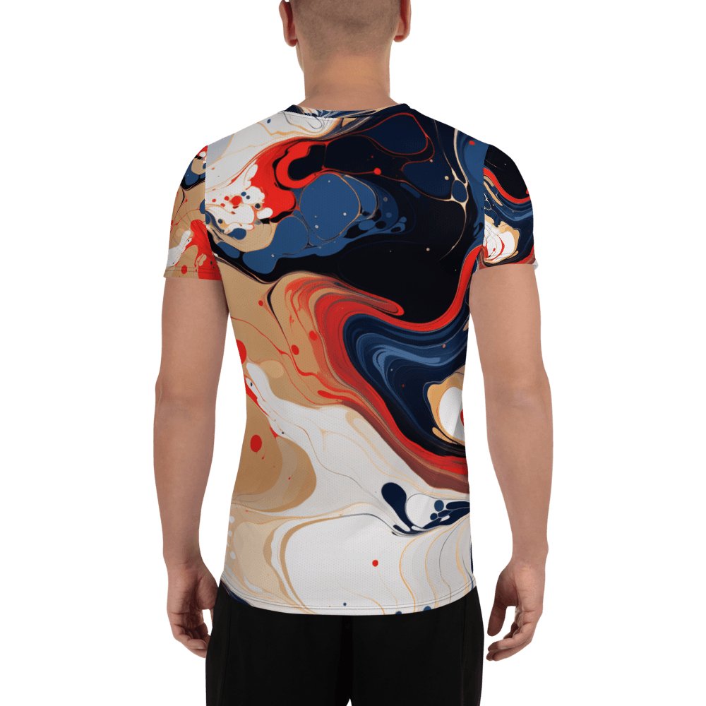 Sport T Shirt für Herren "Color Swirl" - Artexio