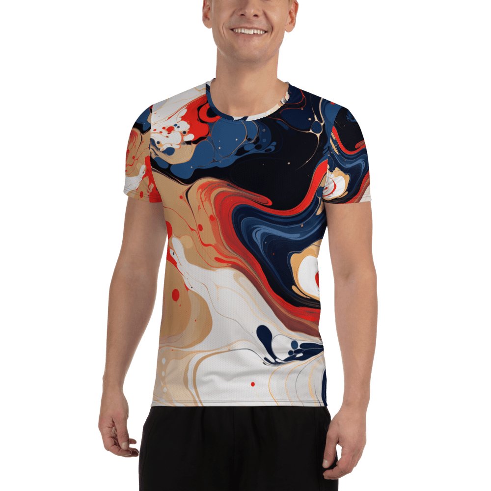 Sport T Shirt für Herren "Color Swirl" - Artexio