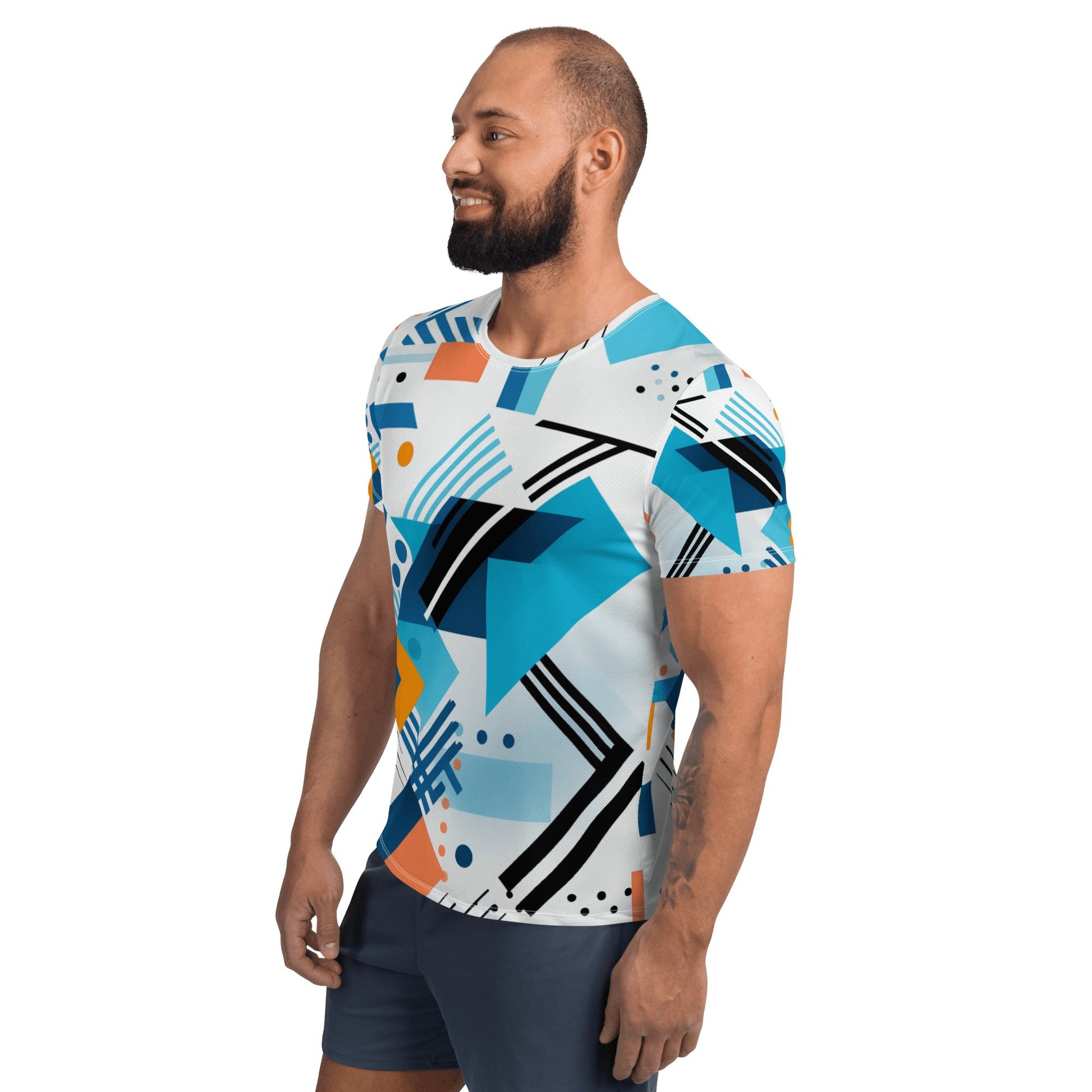 Sport T-Shirt für Herren "Geometric Harmony" - Artexio