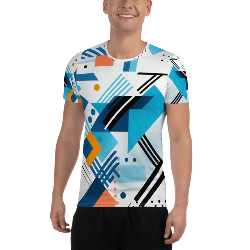 Sport T-Shirt für Herren "Geometric Harmony" - Artexio