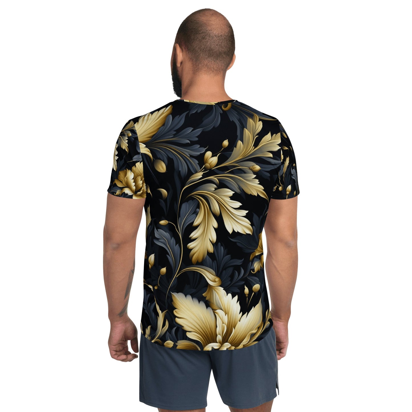 Sport T-Shirt für Herren "Golden Flora" - Artexio