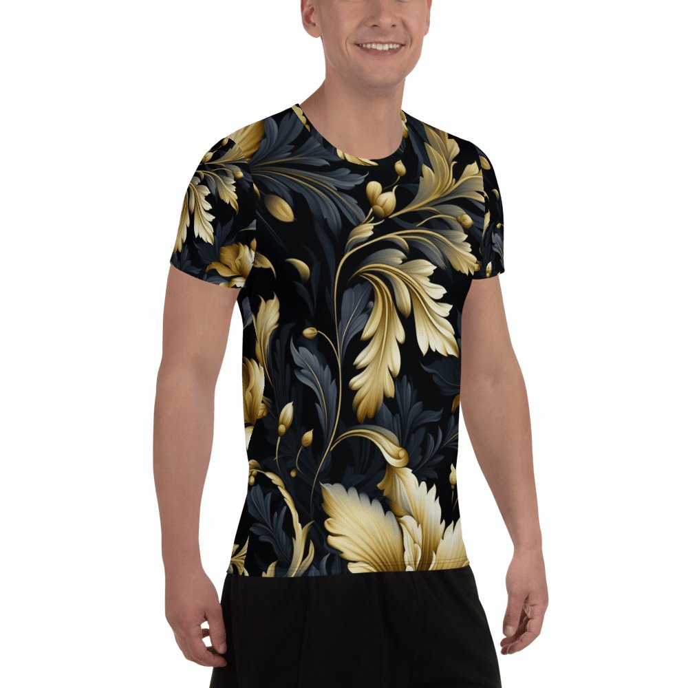 Sport T-Shirt für Herren "Golden Flora" - Artexio