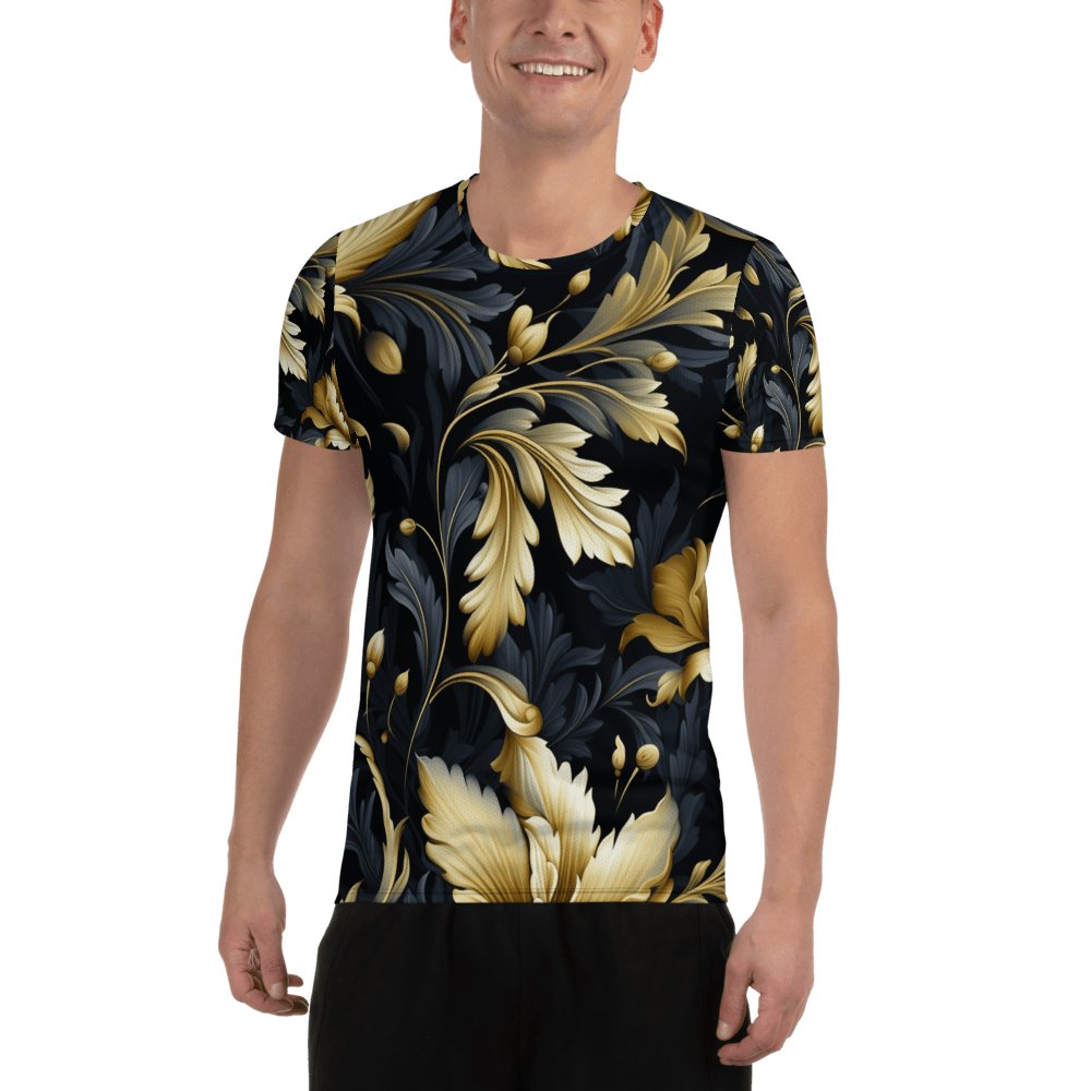 Sport T-Shirt für Herren "Golden Flora" - Artexio