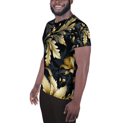 Sport T-Shirt für Herren "Golden Flora" - Artexio