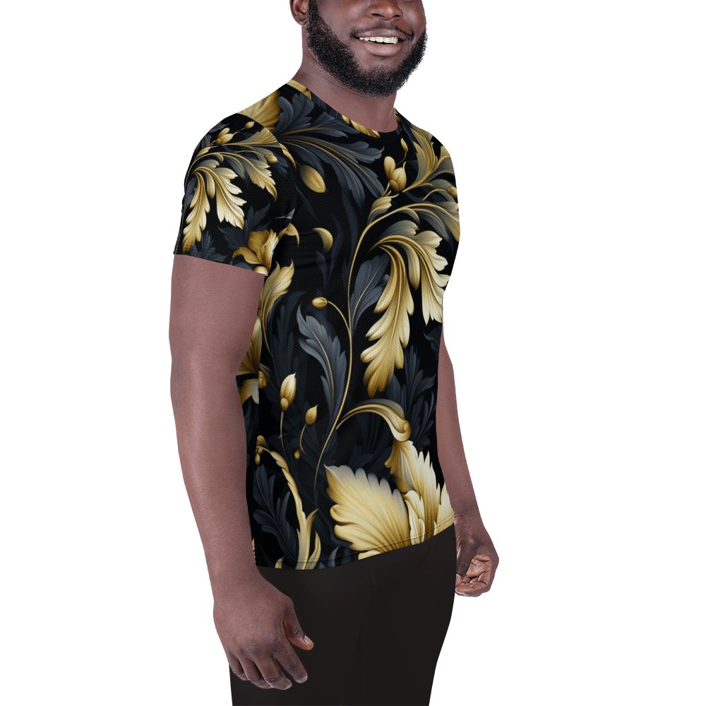 Sport T-Shirt für Herren "Golden Flora" - Artexio