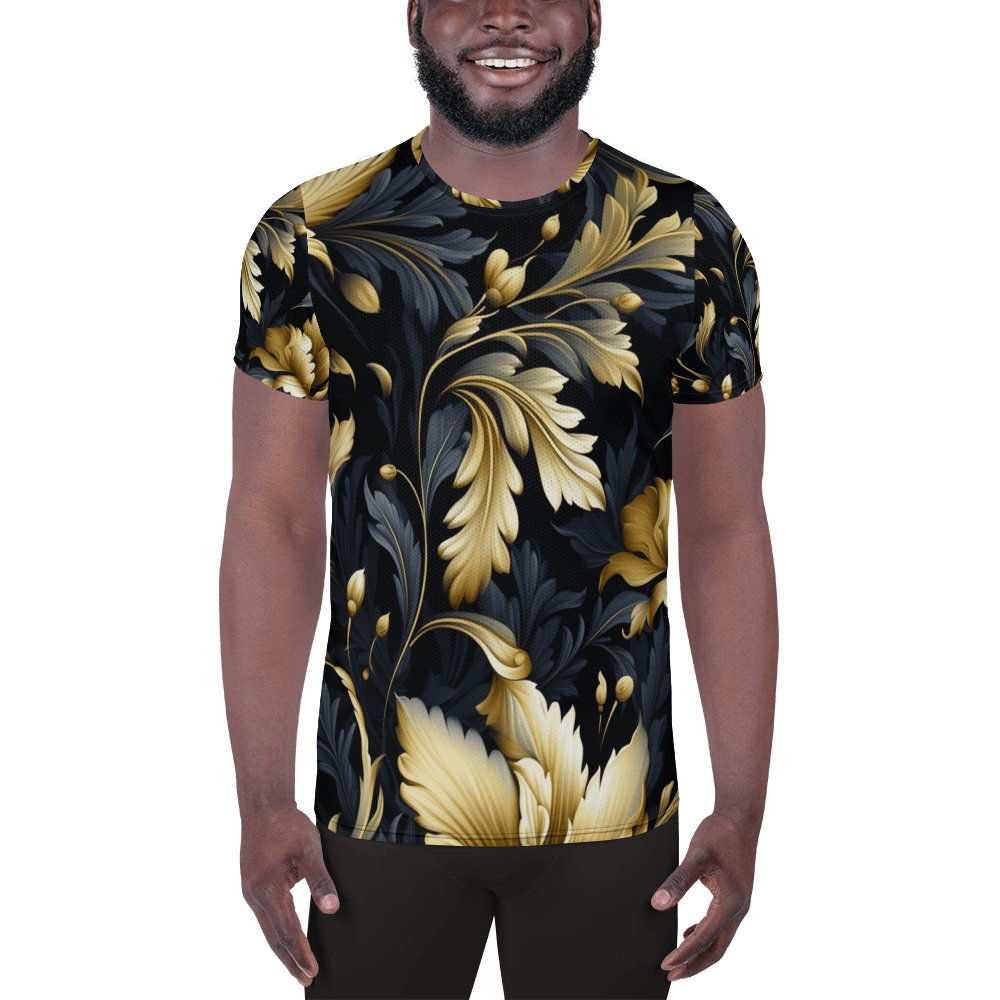 Sport T-Shirt für Herren "Golden Flora" - Artexio