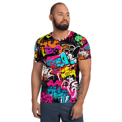 Sport T-Shirt für Herren "Graffiti" - Artexio