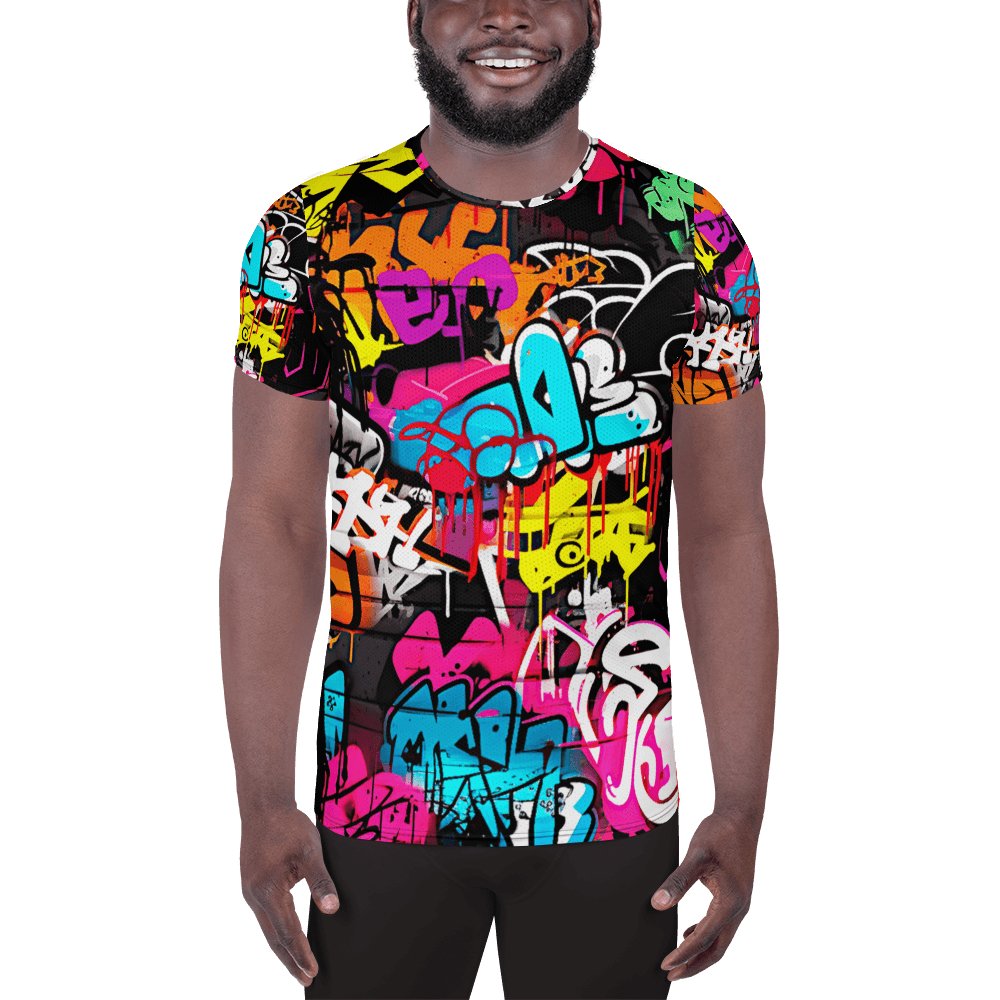 Sport T-Shirt für Herren "Graffiti" - Artexio