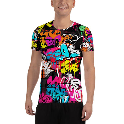 Sport T-Shirt für Herren "Graffiti" - Artexio